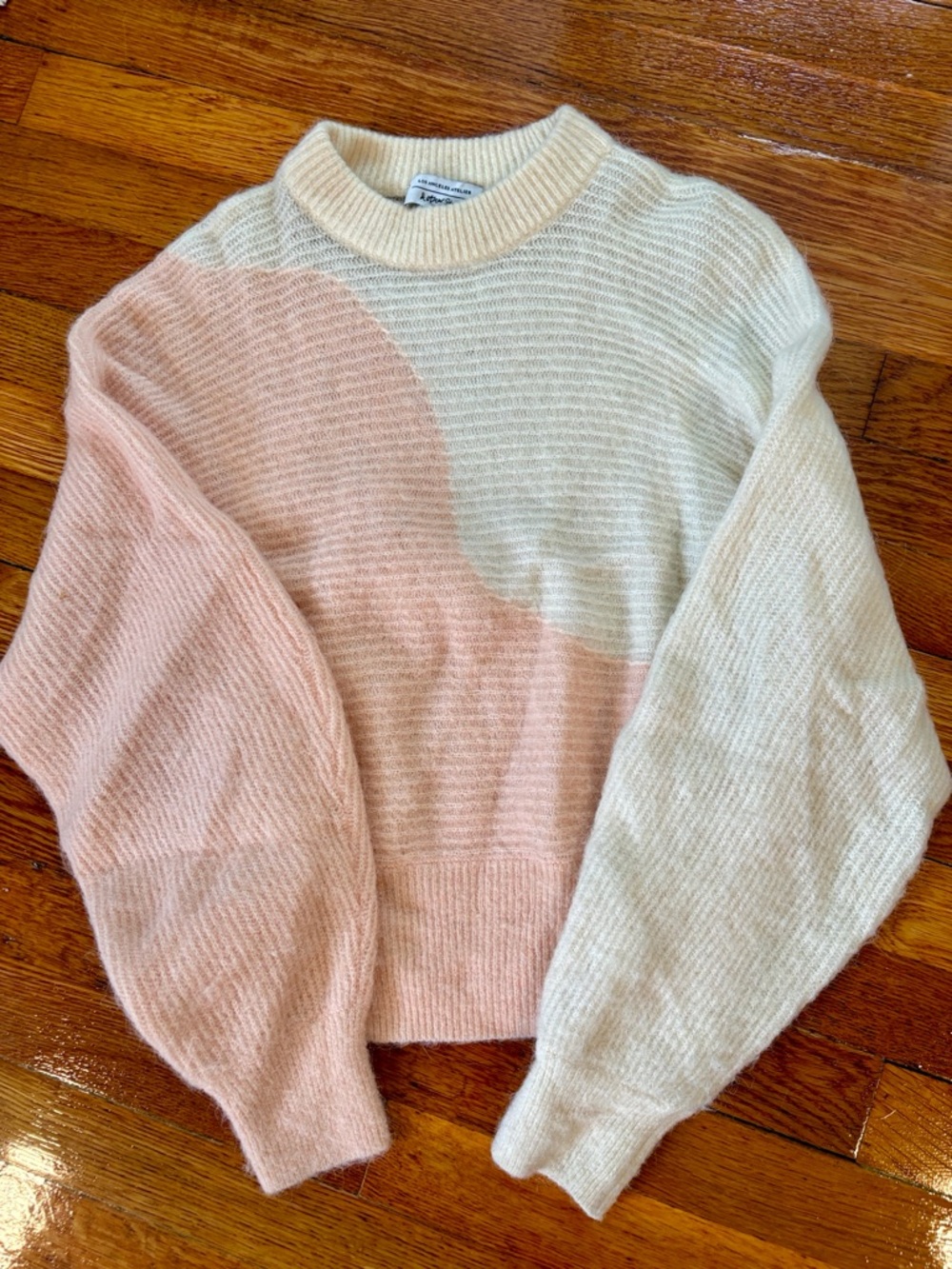 & OTHER STORIES Los Angeles Atelier COLOR BLOCK WAVE SWEATER XS